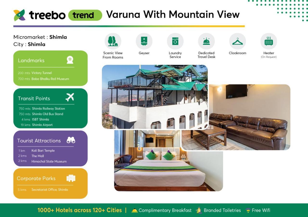 Treebo Varuna With Mountain View Shimla Exterior foto